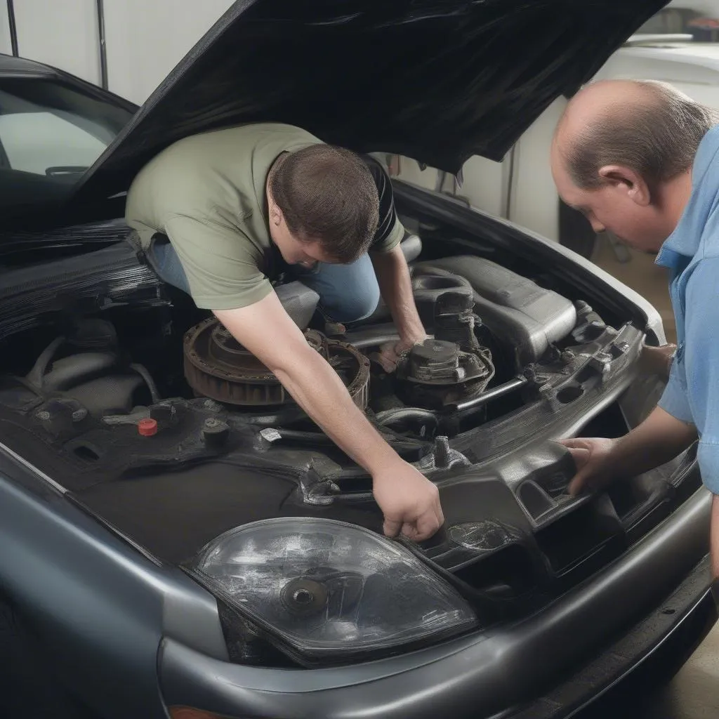 Car Water Pump Inspection