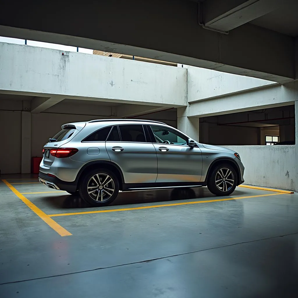 Car Width in Parking Garage