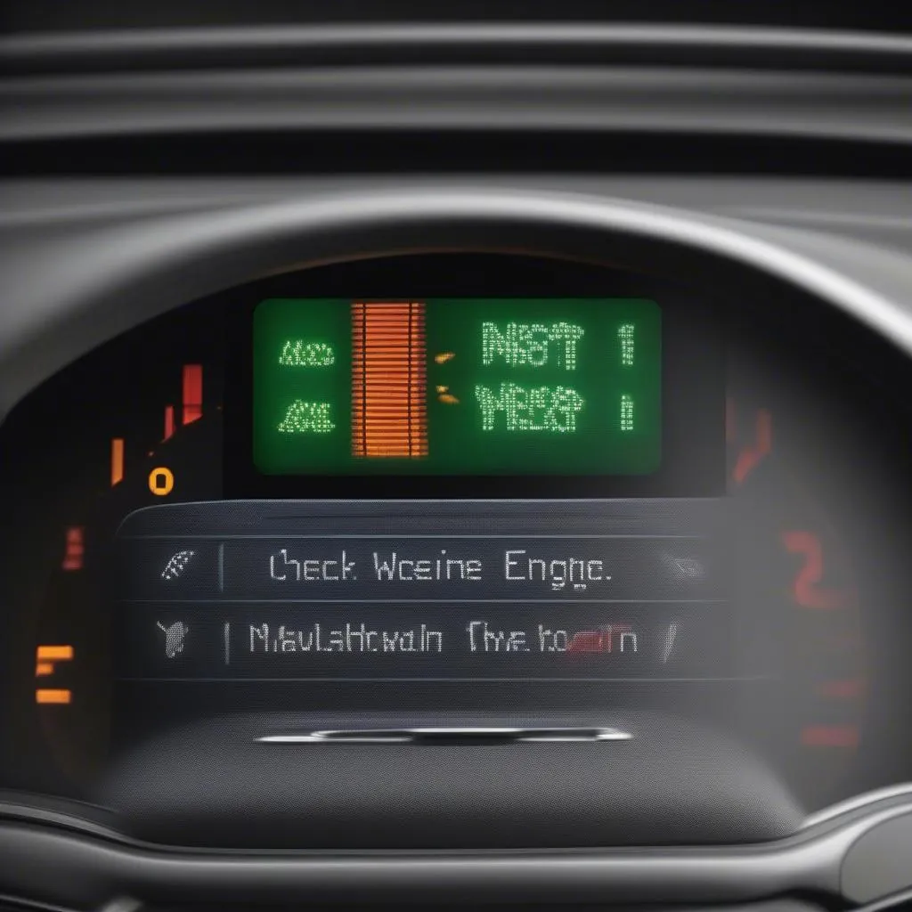Car Dashboard Error