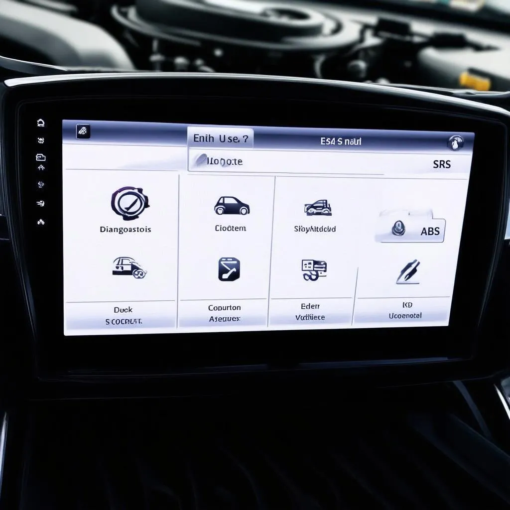 User-friendly interface of a car diagnostic tool