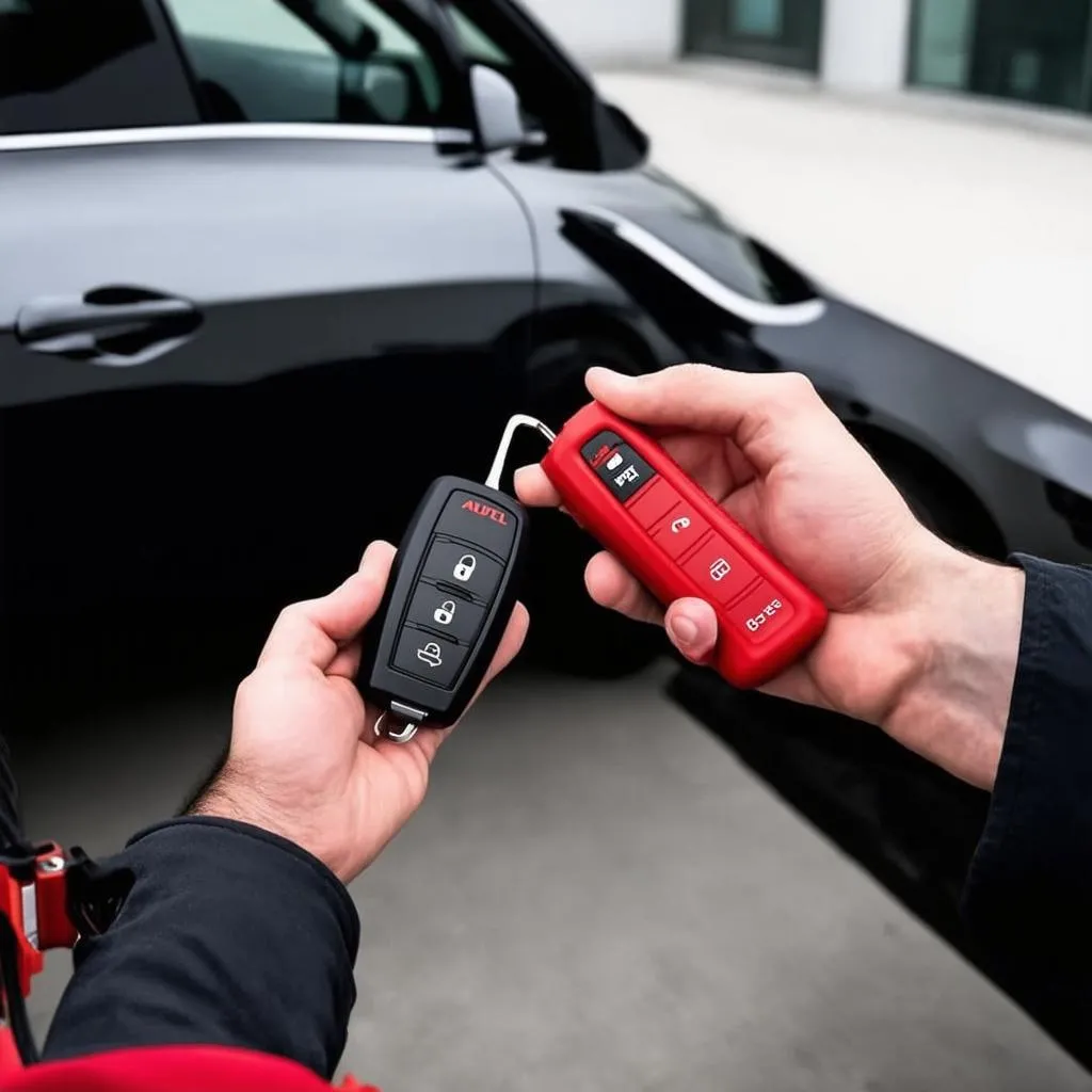 Car key programming