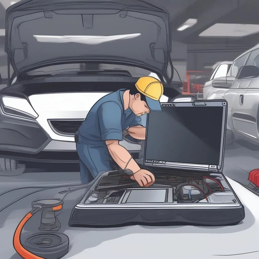 Car Mechanic Using Computer