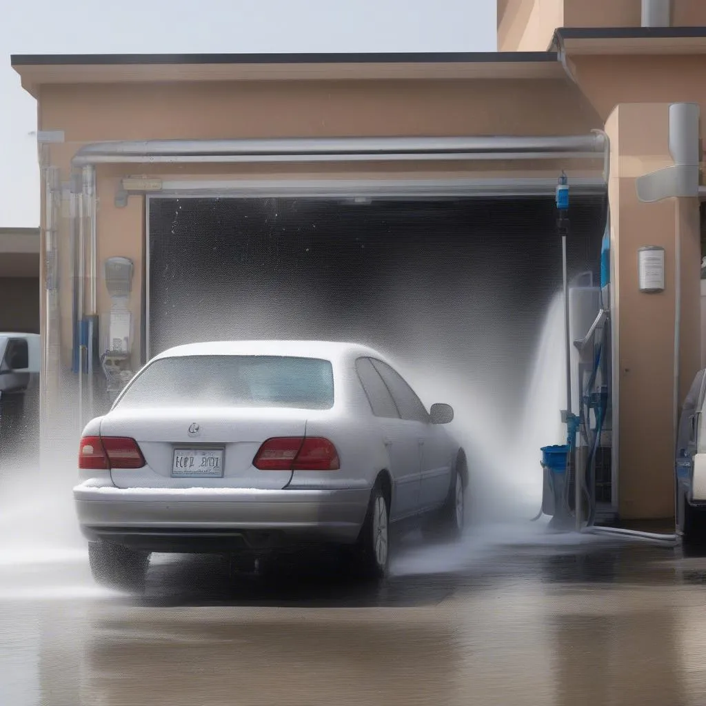 car wash exterior