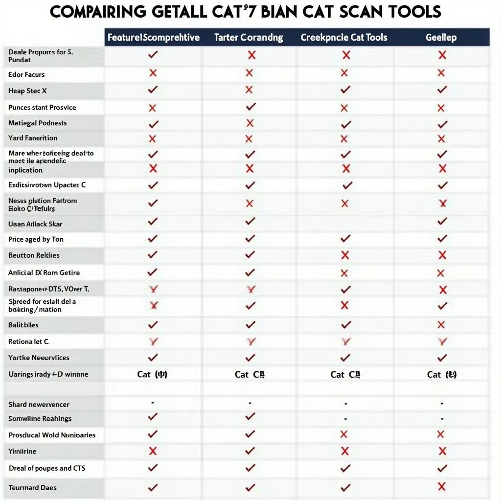 Comparing different Cat C7 scan tools