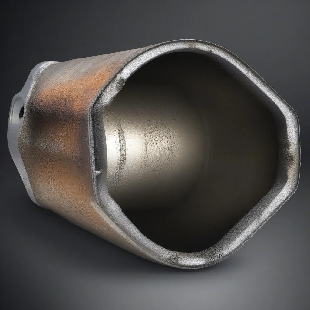 damaged catalytic converter