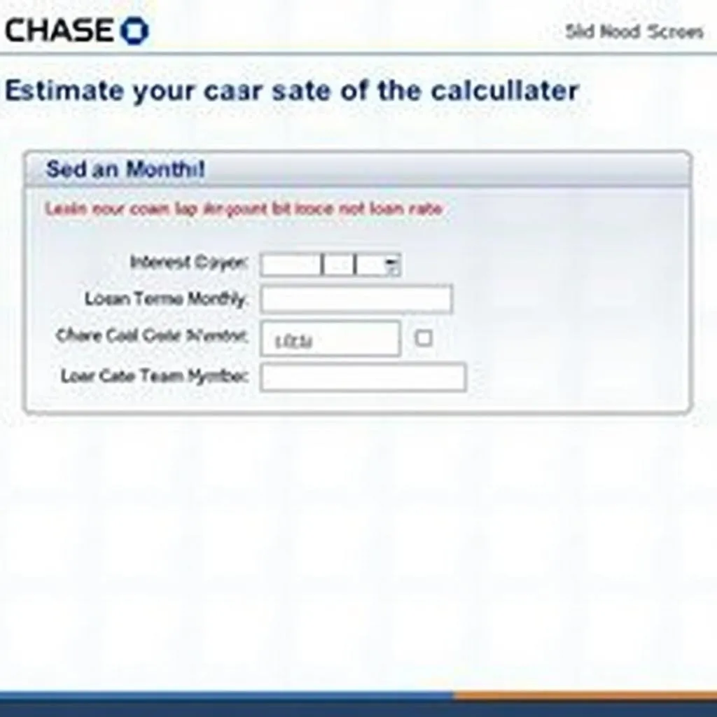 Chase Bank Car Loan Rates Calculator