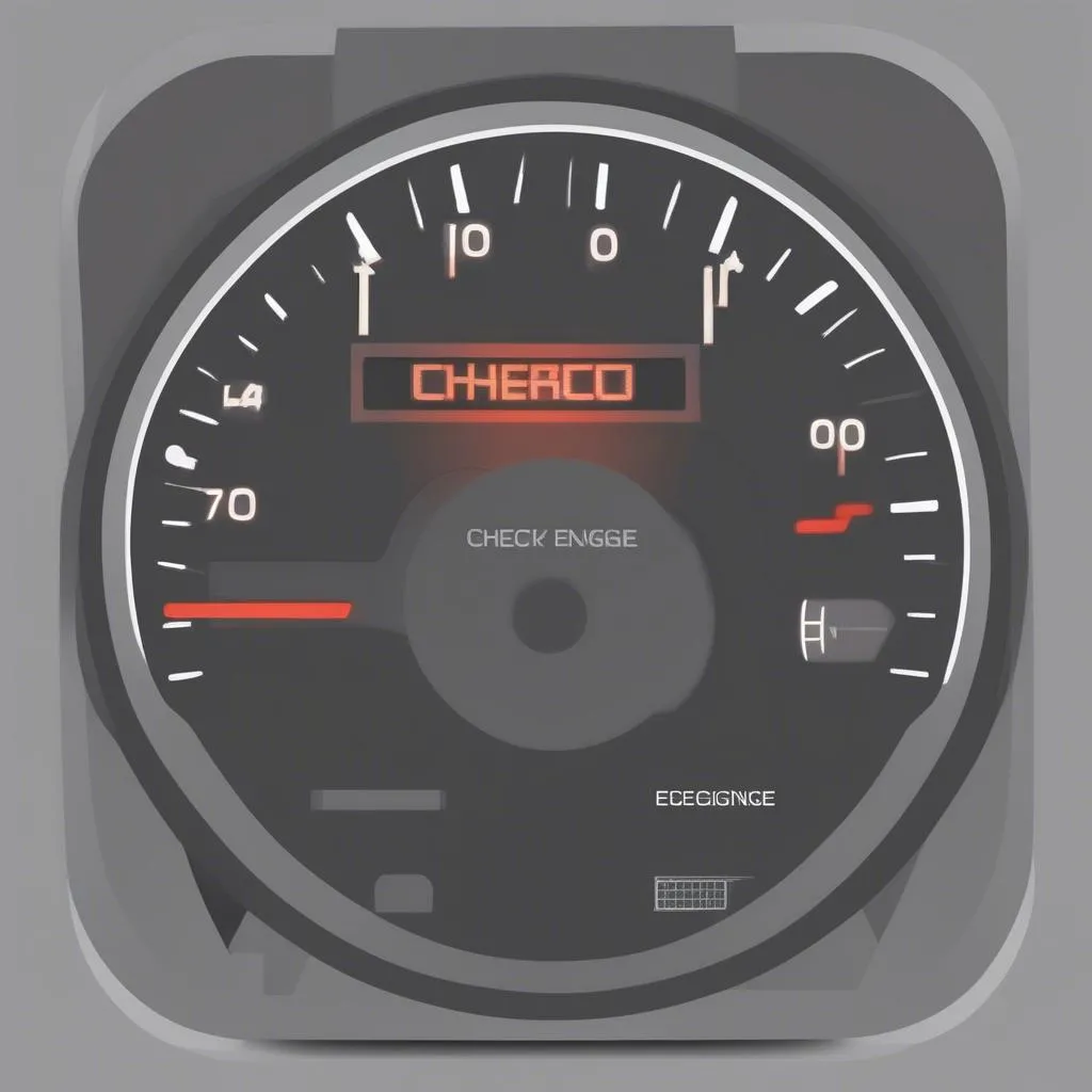 Check Engine Light on Dashboard