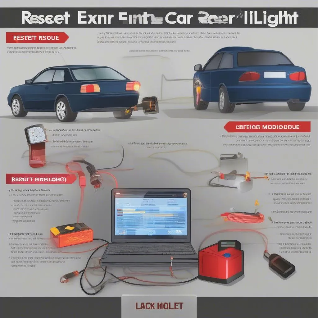 Car engine light reset methods