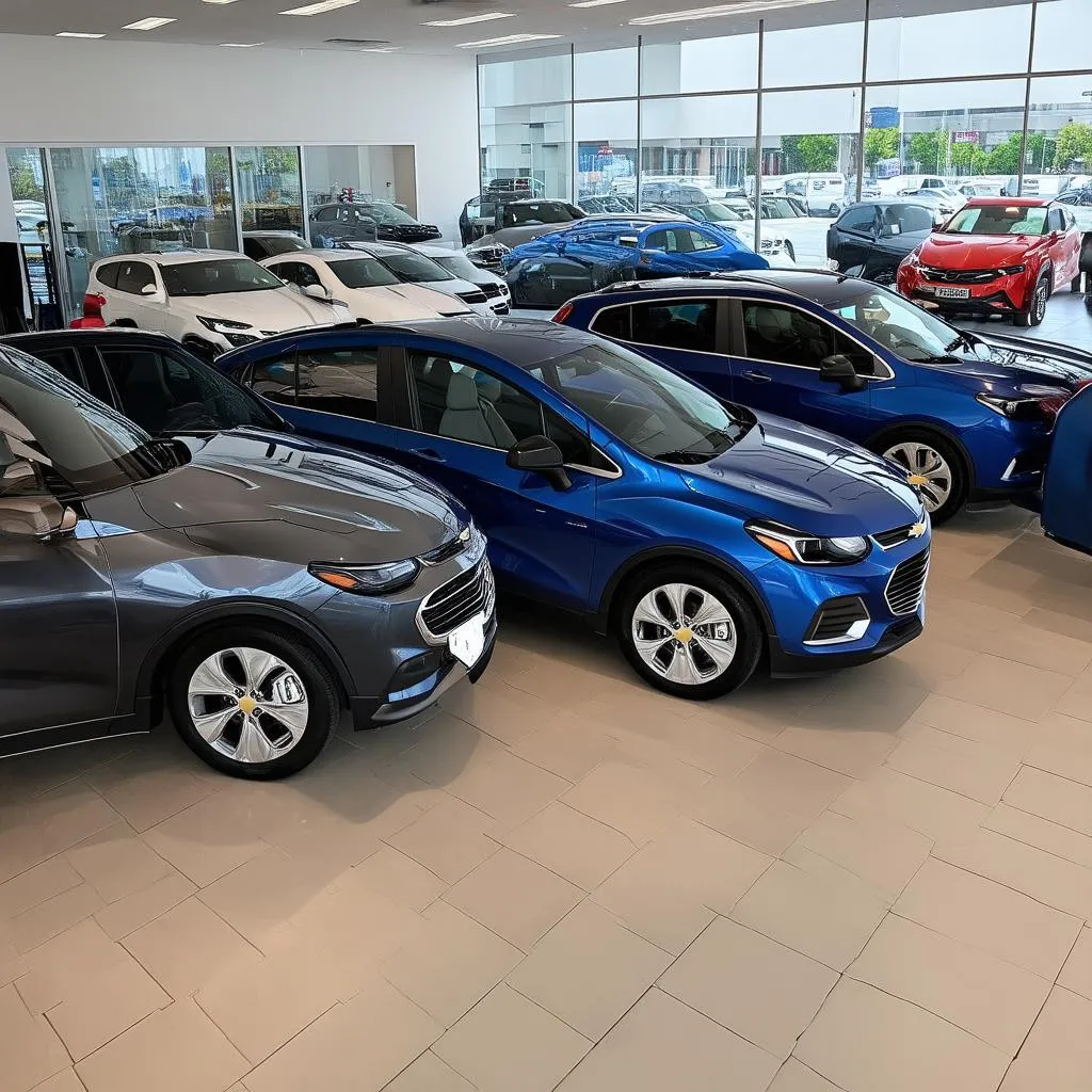 Chevrolet Cars at Dealership