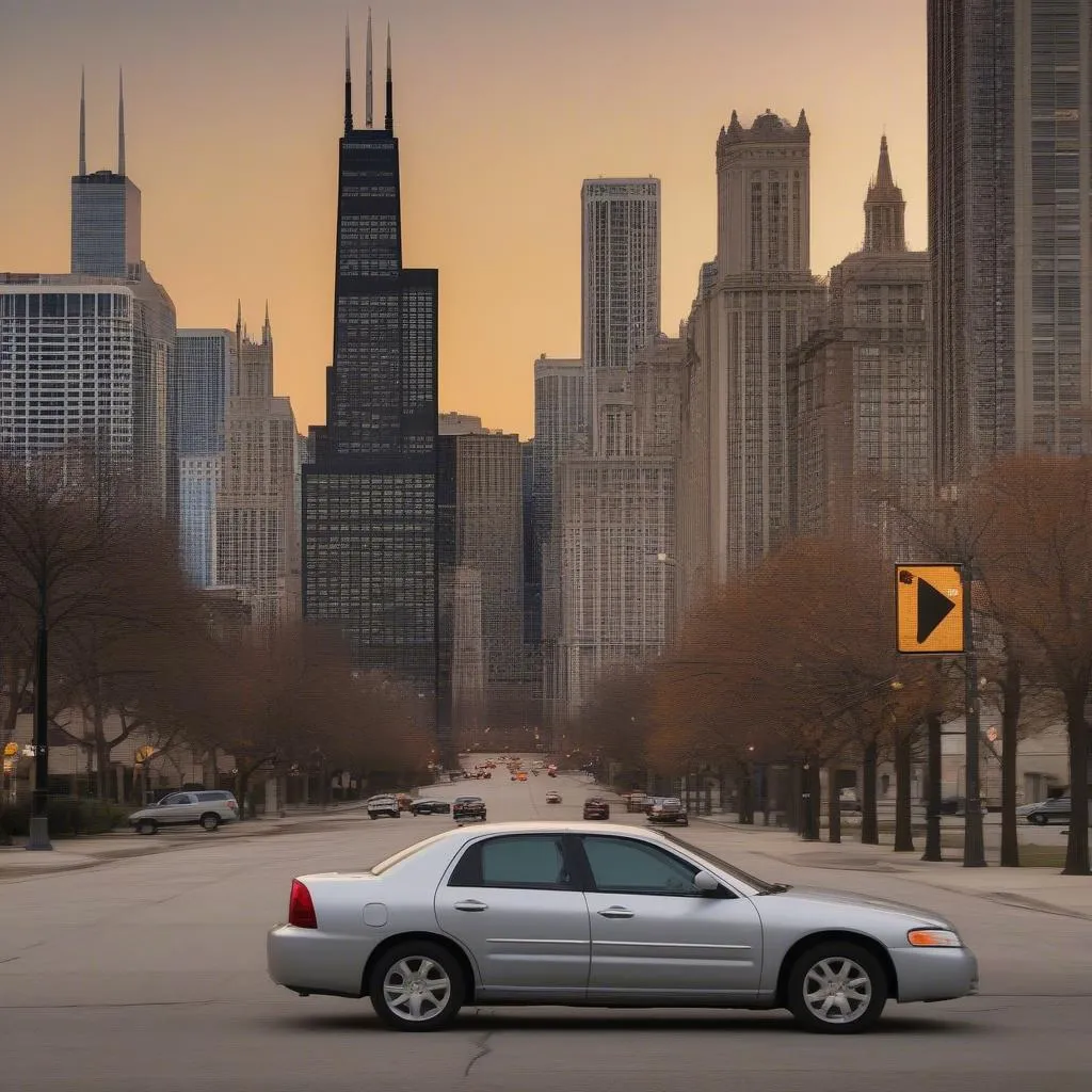 Chicago Cityscape Car Rental