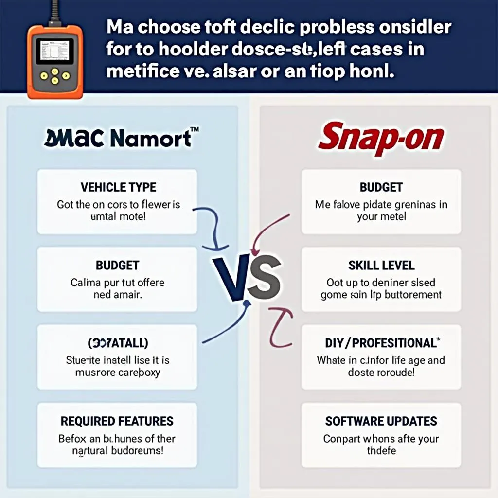 Factors to Consider When Choosing a Scan Tool