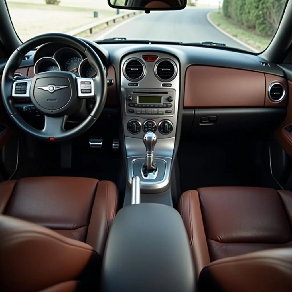 Chrysler Crossfire dashboard and interior