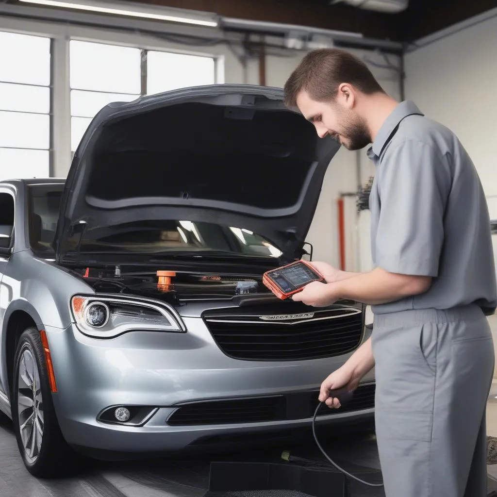 Do-it-yourself car repair using a scan tool for Chrysler