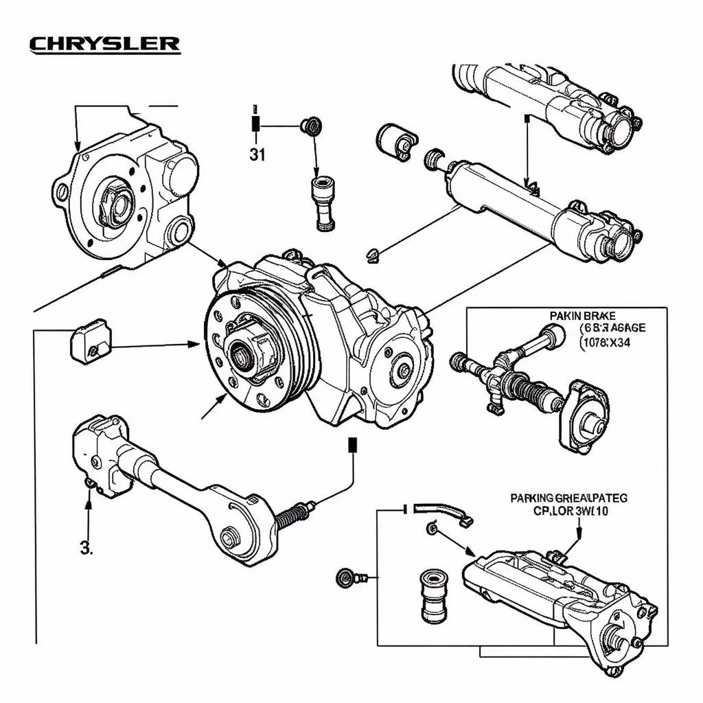 Chrysler Parking Brake System Diagram