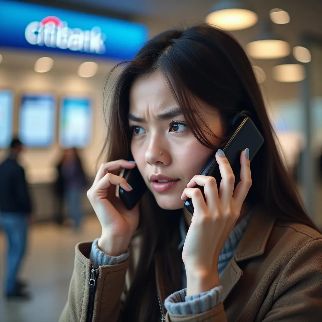 Citibank customer calling for support