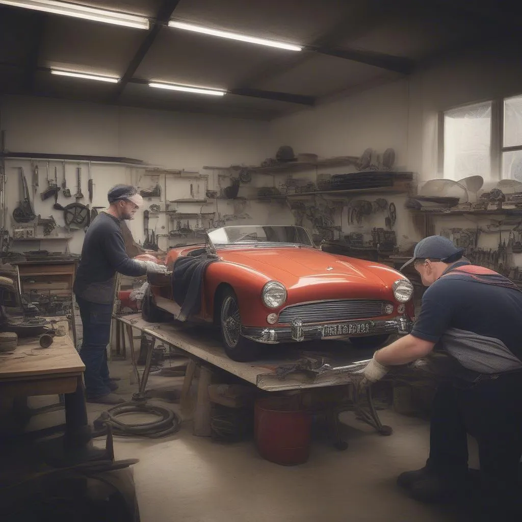 Classic Car Restoration Shop