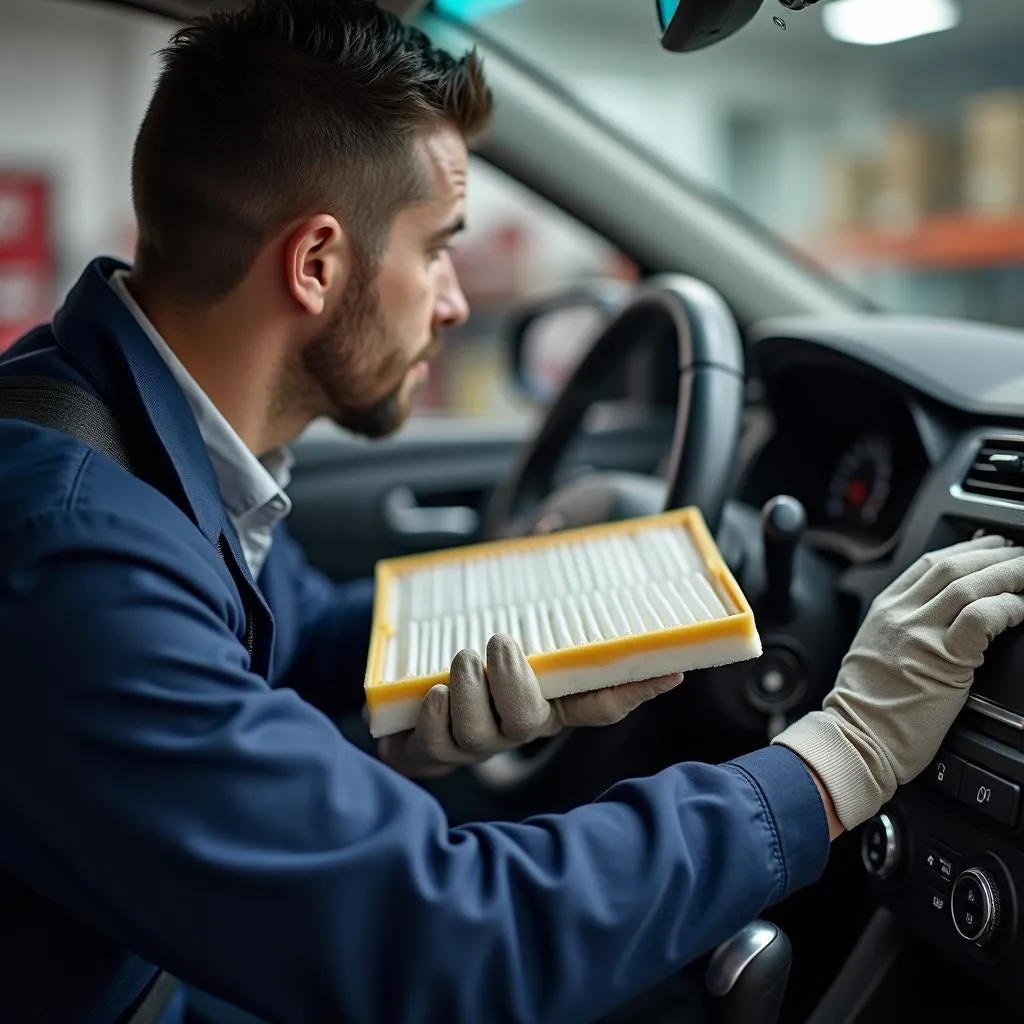 Clean Cabin Air Filter for Healthy Driving