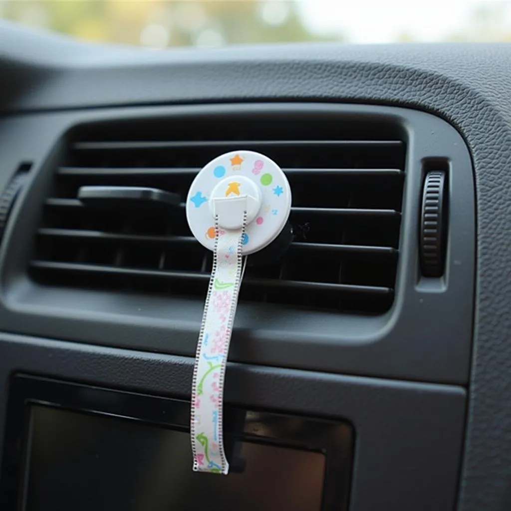 Clip-On Car Air Freshener: Hanging Air Freshener with Scent Discs for Car Interiors