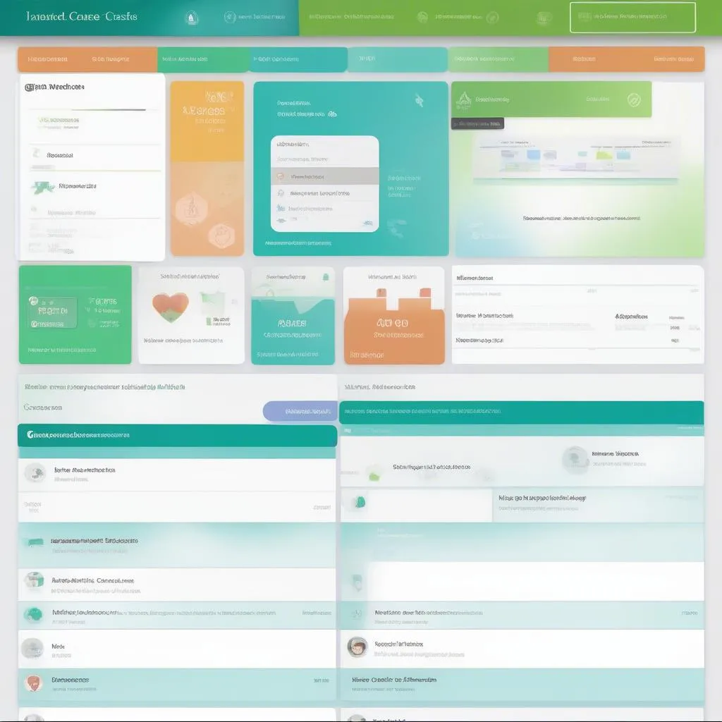 Point Click Care dashboard