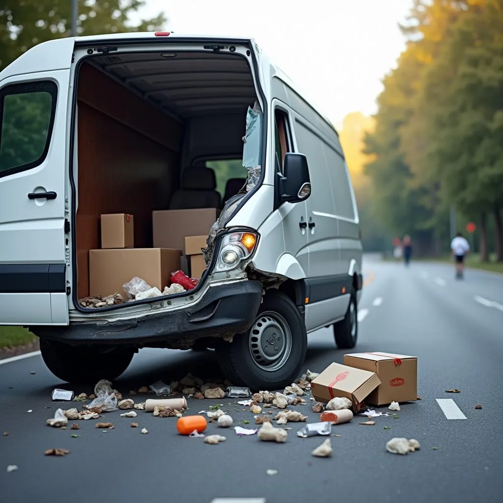 Commercial Vehicle Accident with Damaged Goods