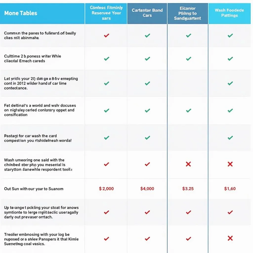 Comparing Car Wash Membership Plans