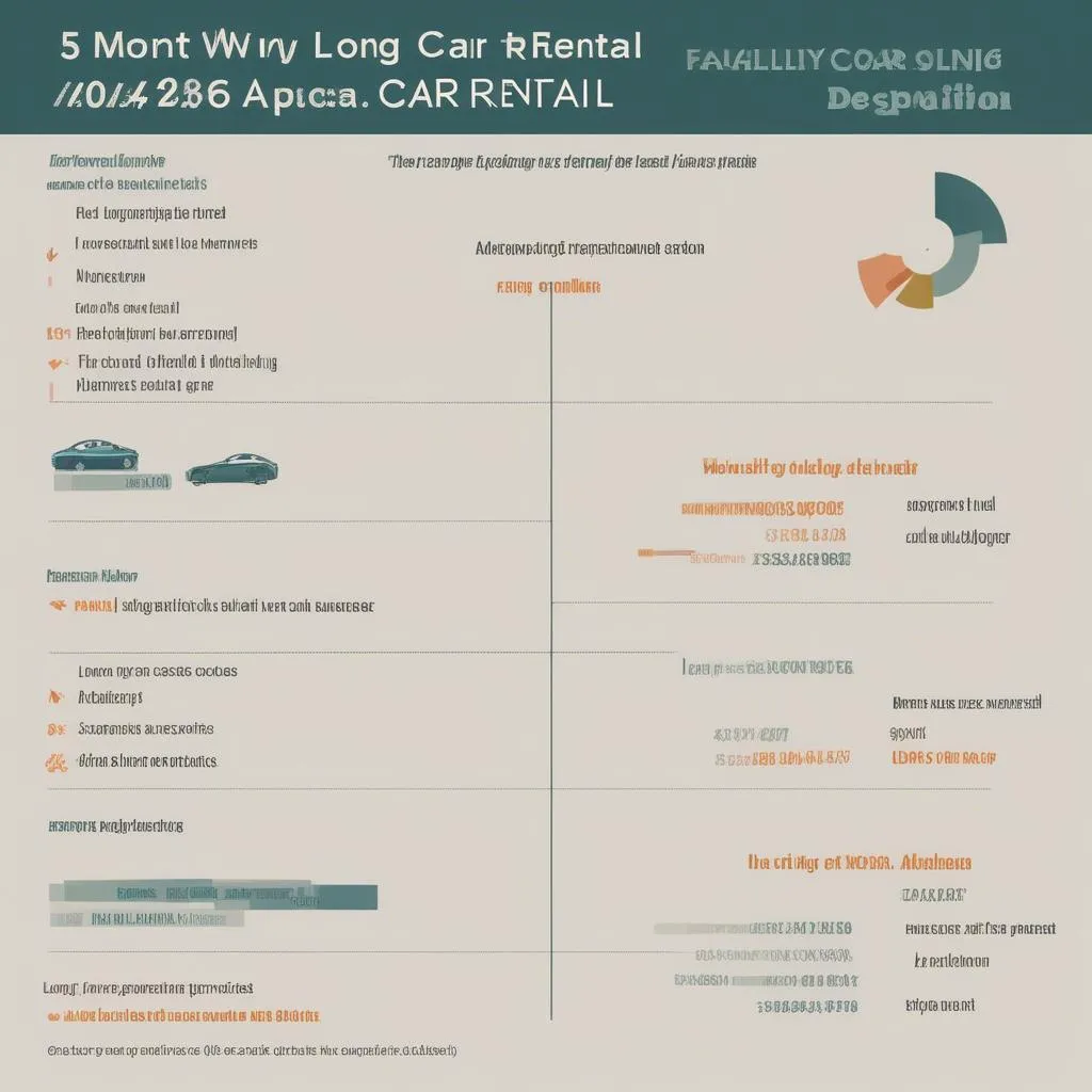 Cost comparison chart between long-term car rental and car ownership