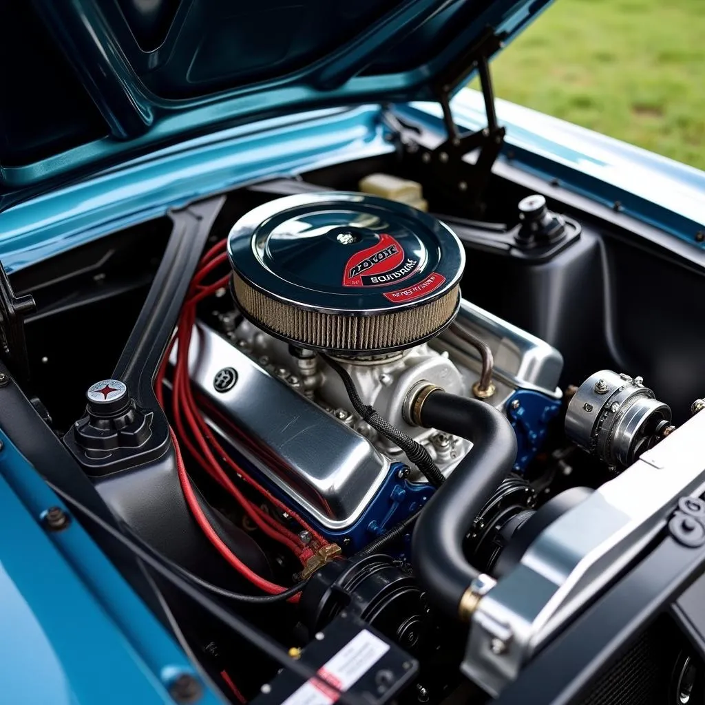 Classic Ford Mustang with a Coyote Engine Swap