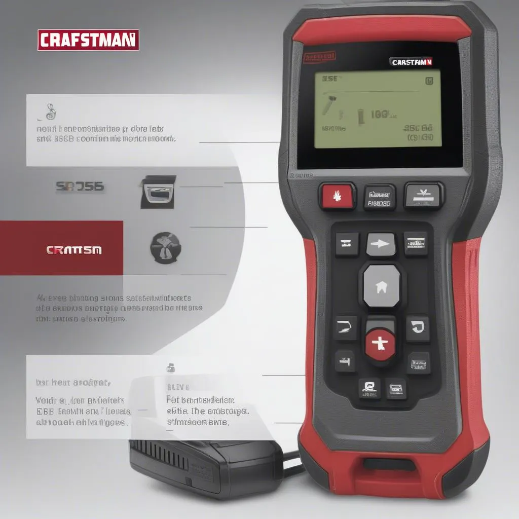 Craftsman 18655 Scan Tool User Interface