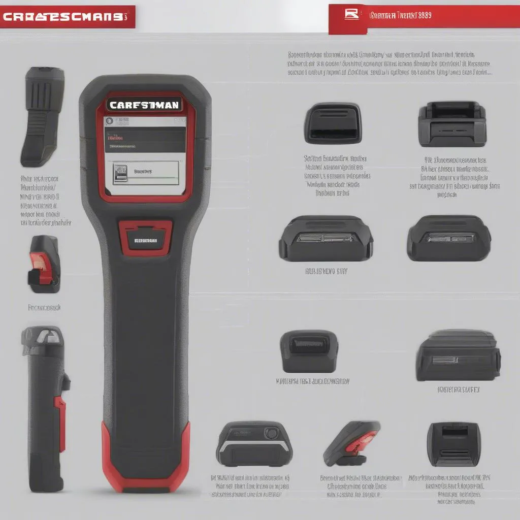 Craftsman 20899 Scan Tool OBD2 & ABS Kit for European Cars