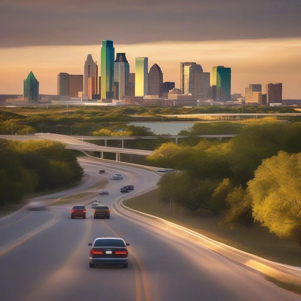 Dallas Rent a Car City Exploration: Driving through the vibrant streets of Dallas