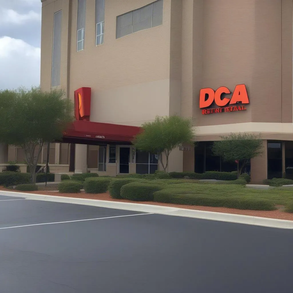 DCA Rental Cars location