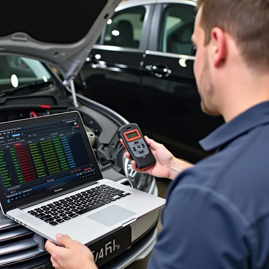 Bidirectional control scan tool used to diagnose European cars