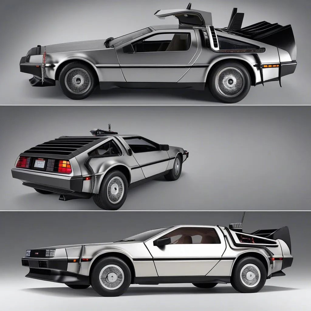 The DeLorean DMC-12, a futuristic sports car from "Back to the Future," is an iconic symbol of time travel and innovation.