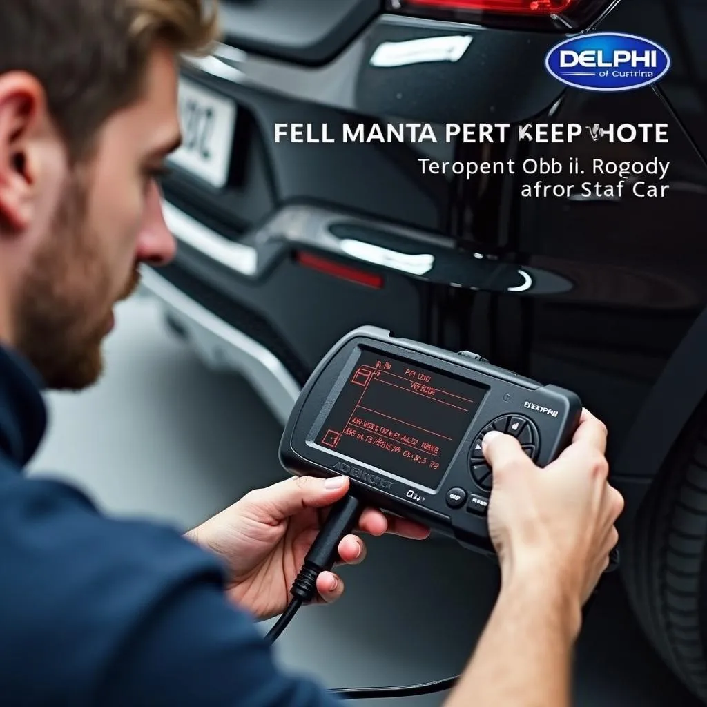 Delphi KF90121 Scanner Diagnosing European Car