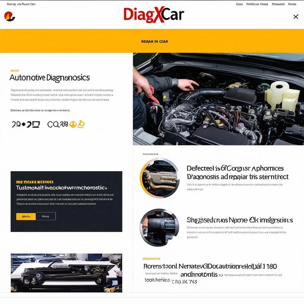 DiagXCar Website