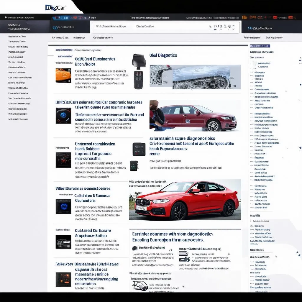 DiagXCar Website