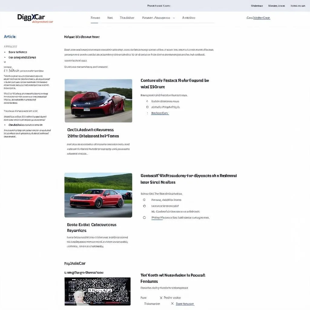 DiagXCar Website