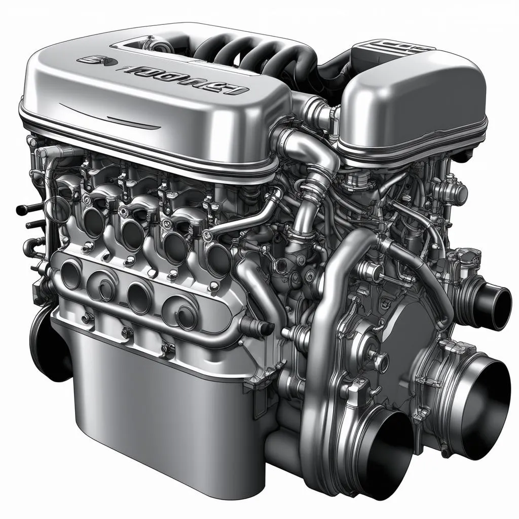 Diesel Engine Cutaway