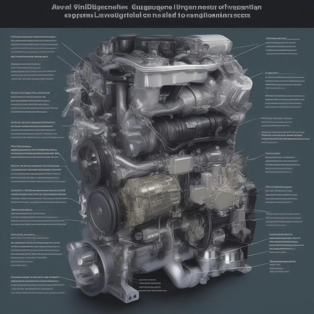 diesel engine under the hood