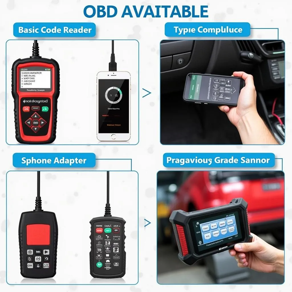 Various Car Diagnostic Scanners