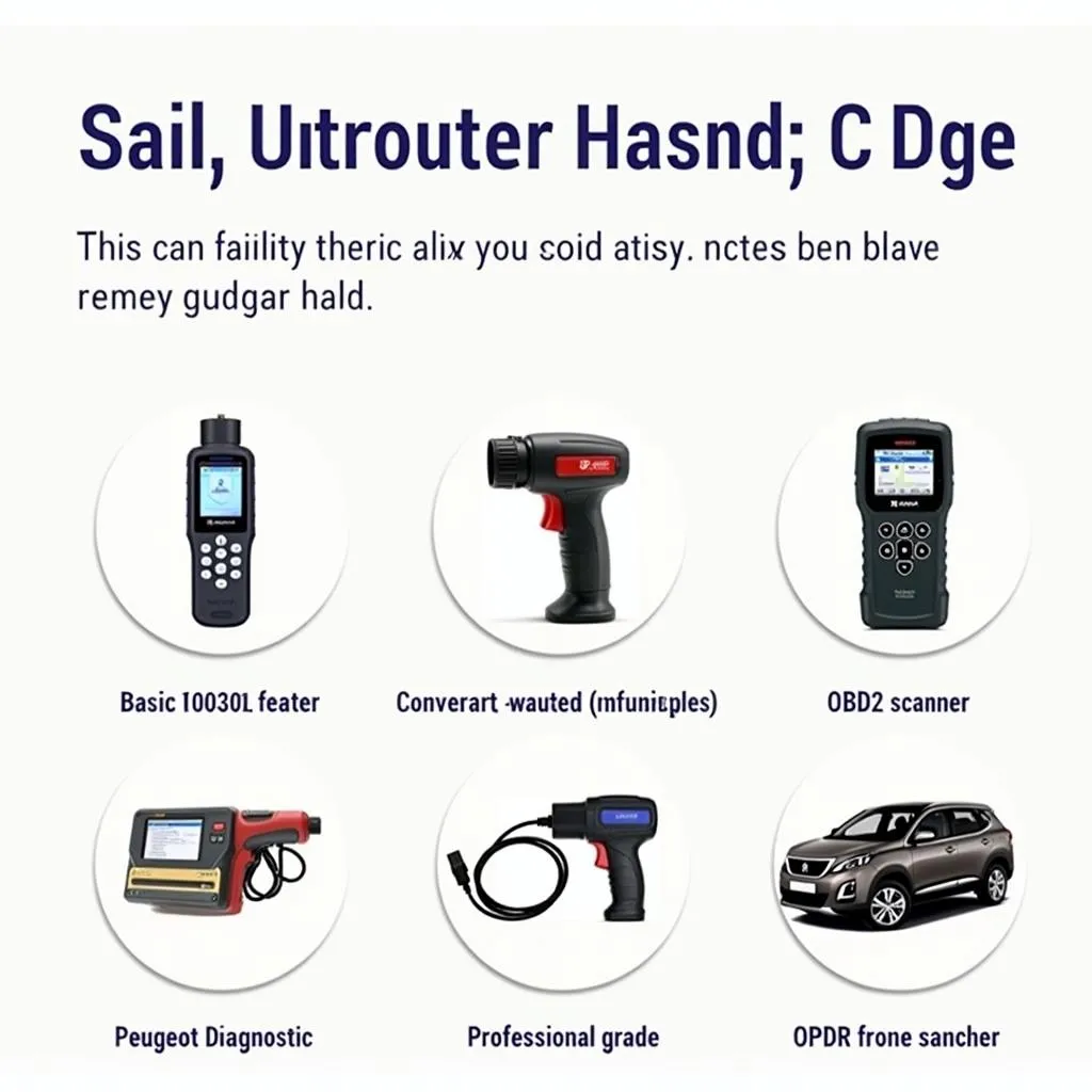 Different types of Peugeot scan tools available in the market