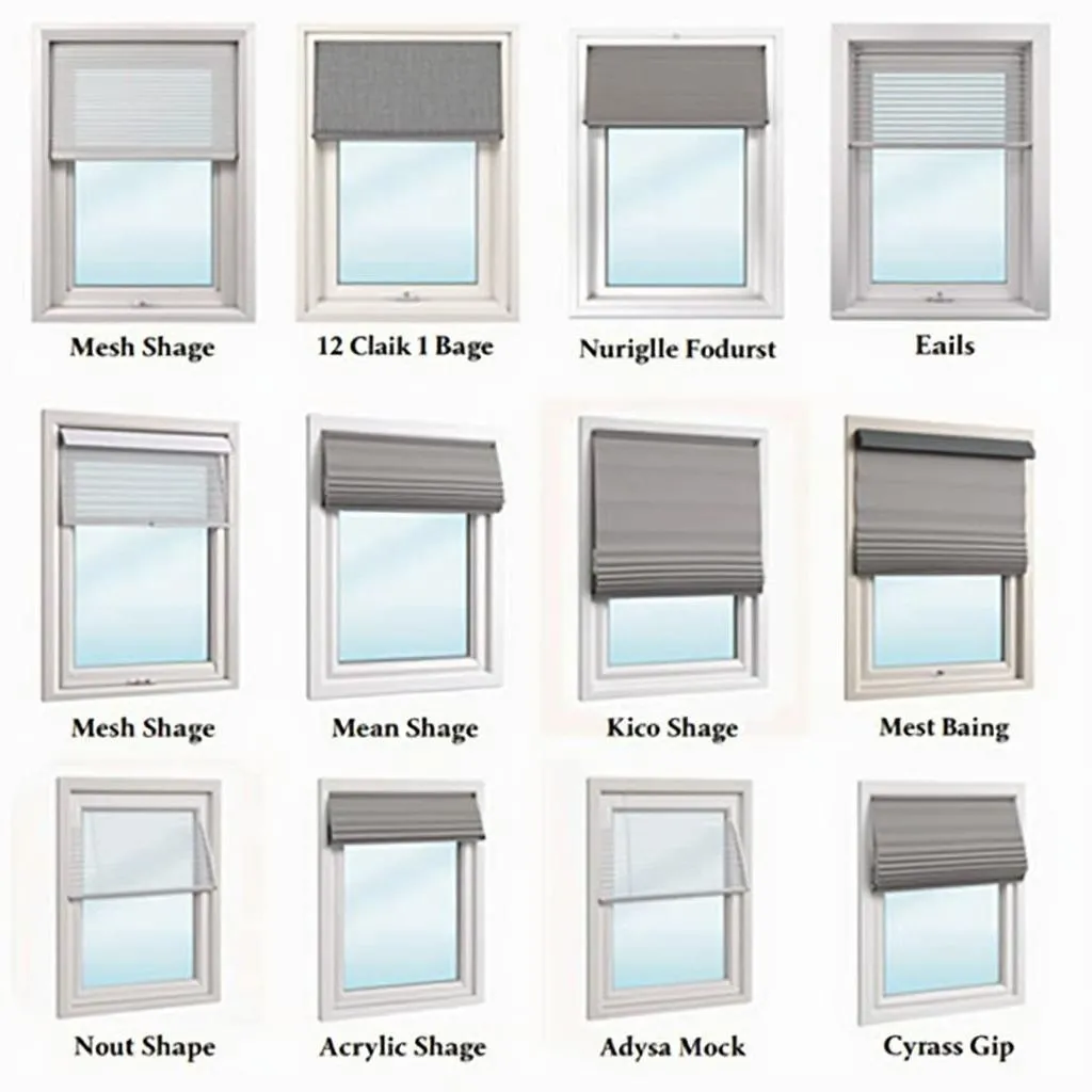 Different Types of Window Vent Shades