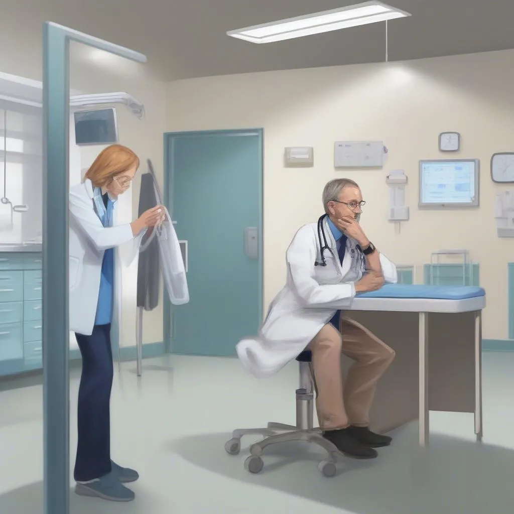 Doctor Examining Patient