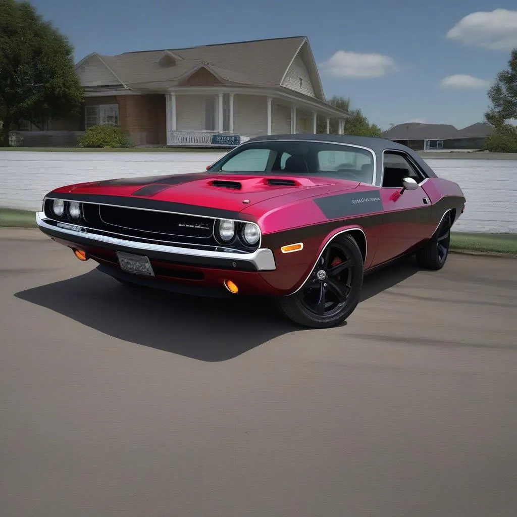 Dodge Challenger R/T muscle car