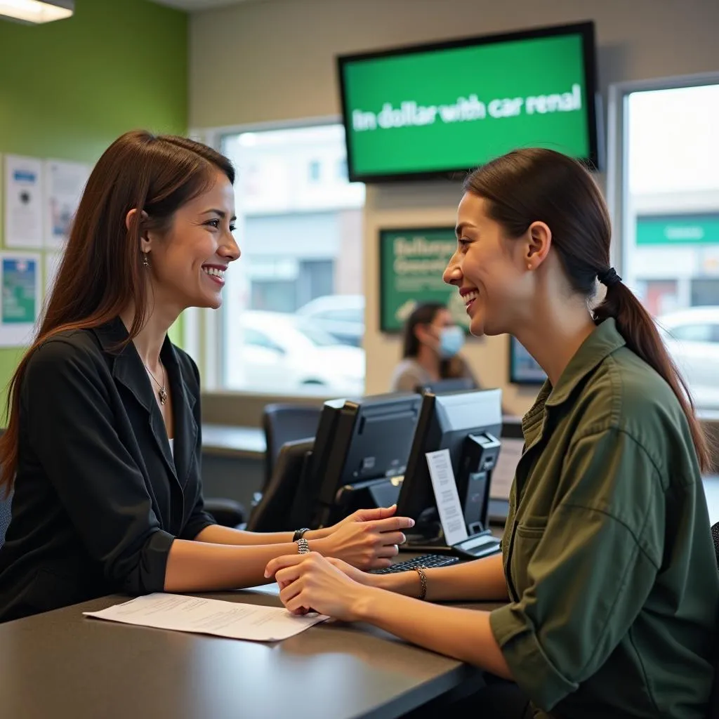 Dollar car rental customer service experience