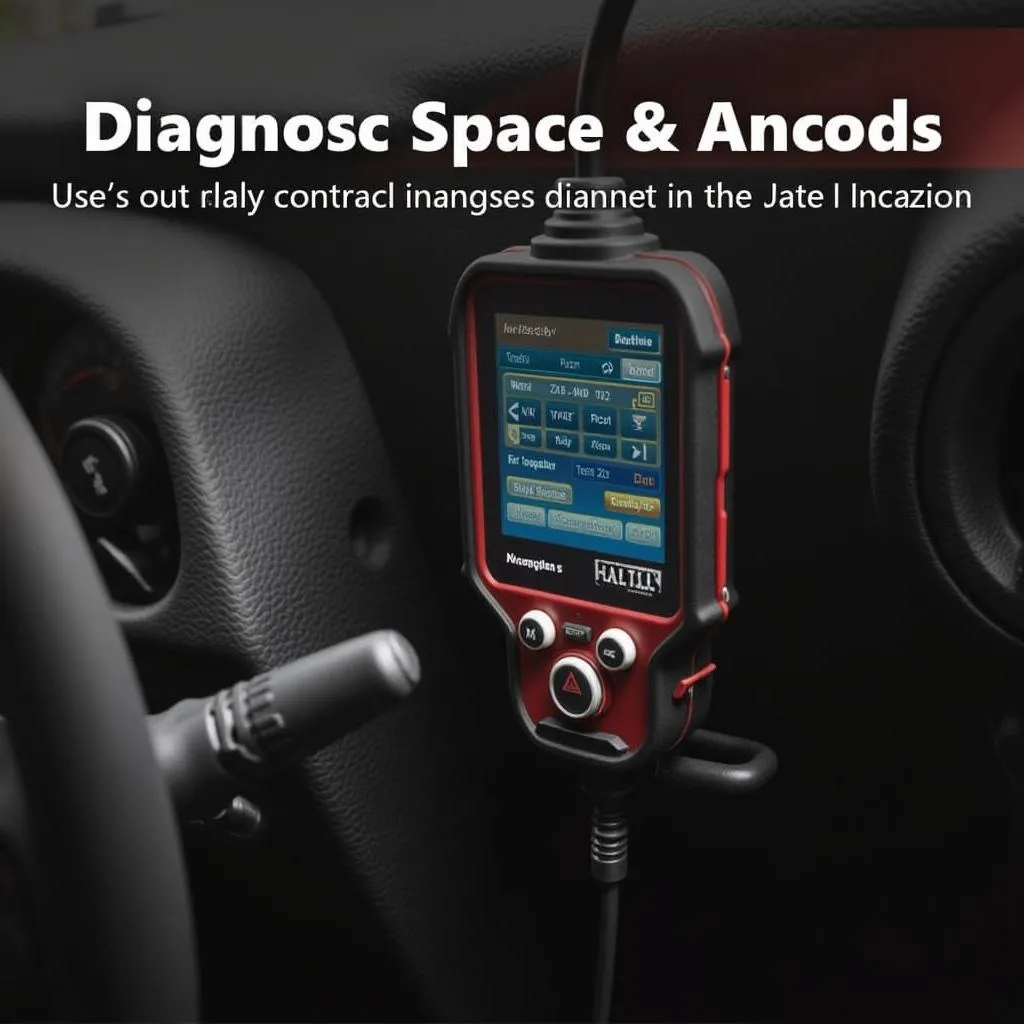 DRB III scan tool plugged into a Jeep Wrangler