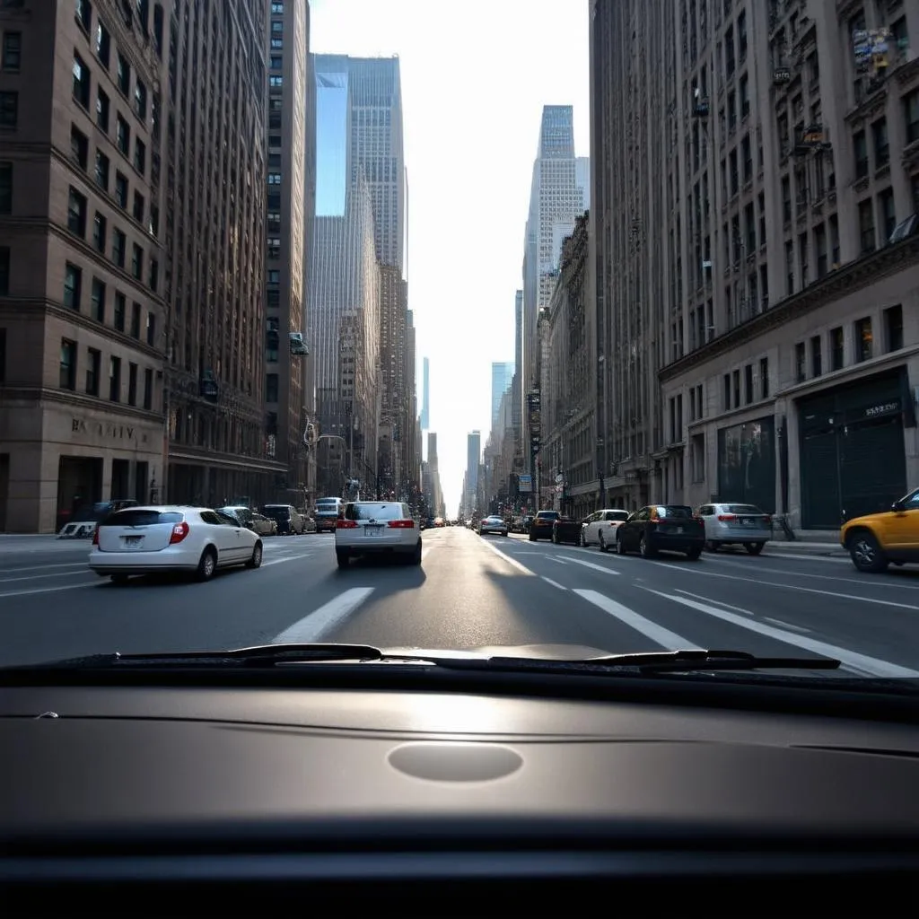 Driving a Rental Car in Manhattan