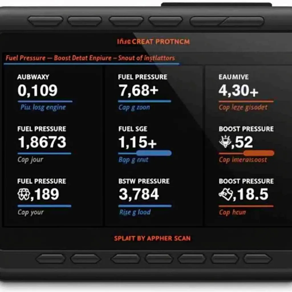 Duramax scan tool displaying live data