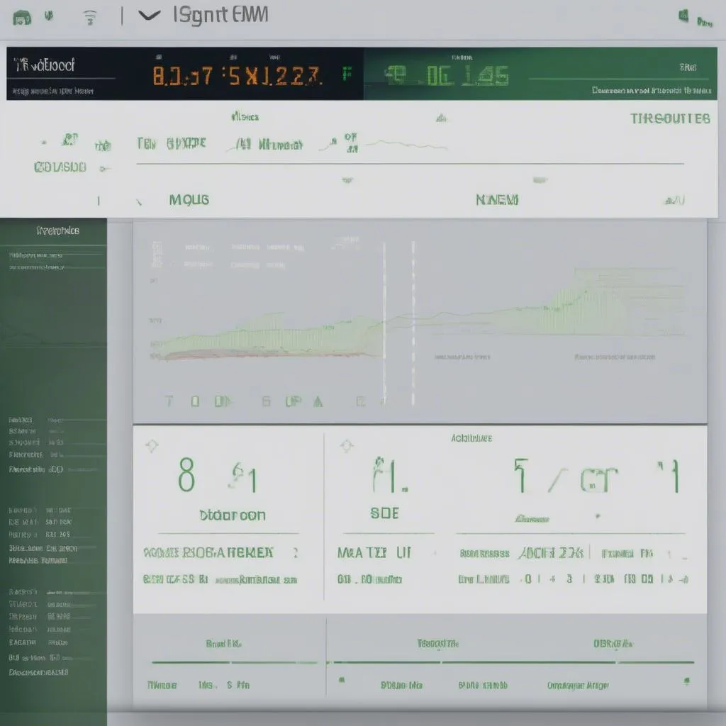 ECM reader screen