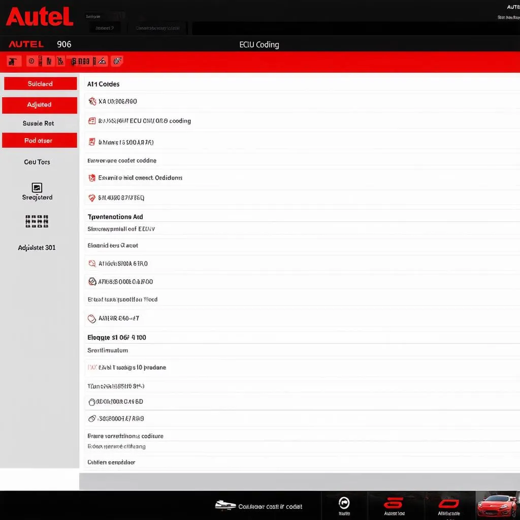 ECU Coding Interface